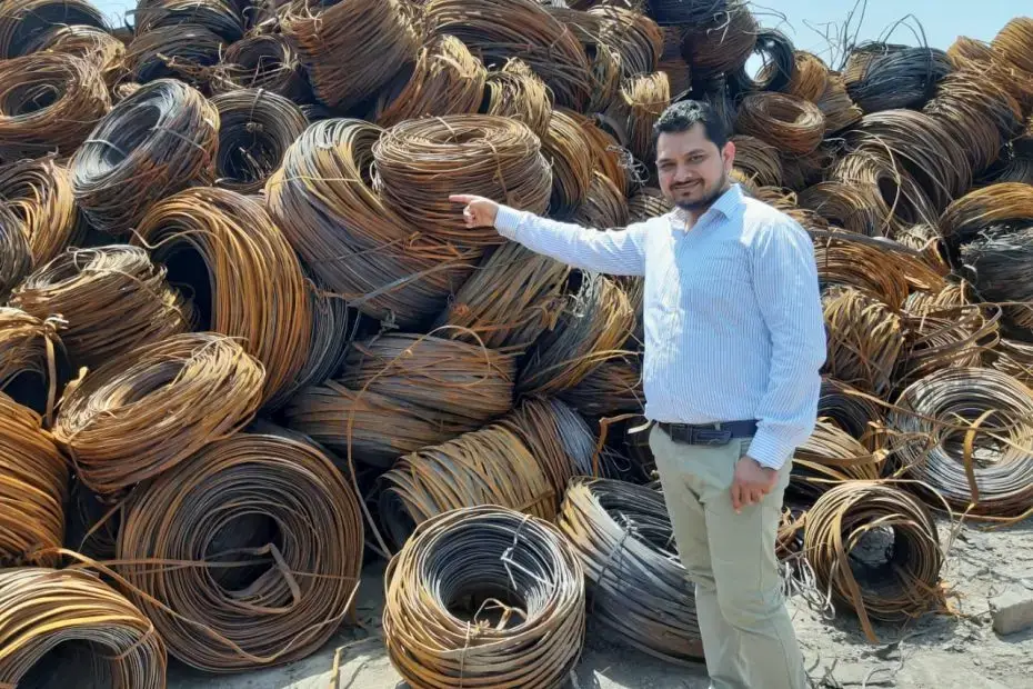 HR trimming scrap metal (hot rolled)