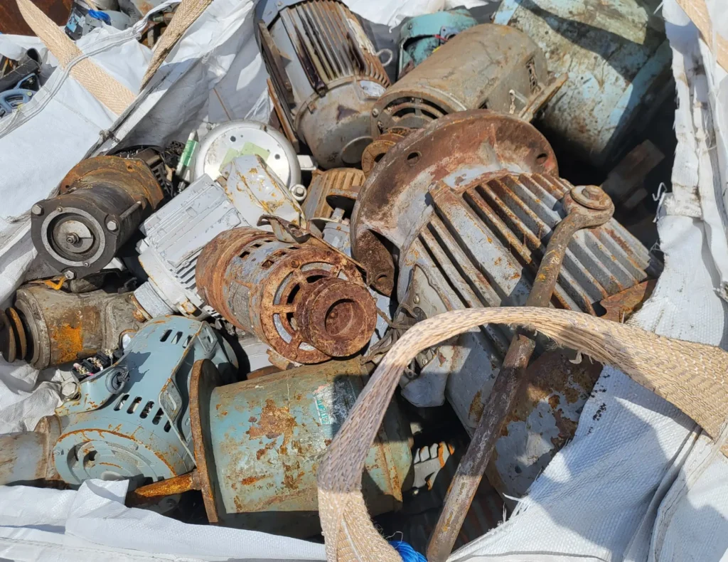 Electric Motor Scrap Recycling for Global Export and Trade