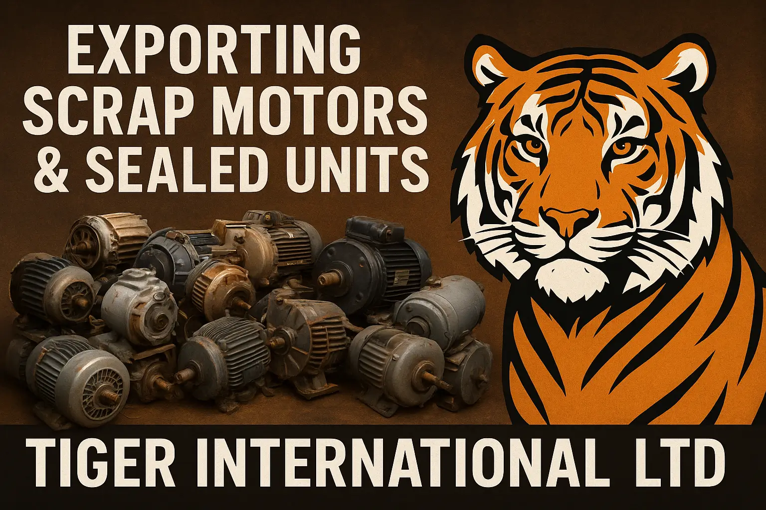 Exporting Scrap Motors & Sealed Units from the USA: Why Sellers Choose Tiger International Ltd