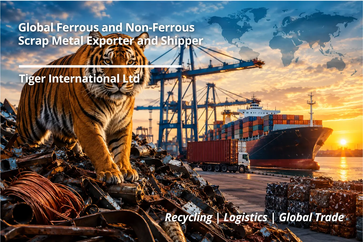 Global Ferrous and Non-Ferrous Scrap Metal Exporter and Shipper